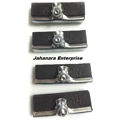 Picture of Bicycle Brake shoe baby cycle Blocks Pads Bike Silver  4 pcs