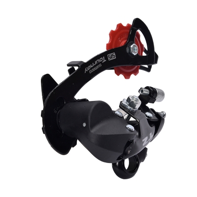 Picture of Shimano Tourney TZ-50 Bike Rear Gear Derailleur 6 & 7 Speed Hanger for bike with steel frames