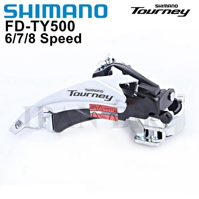 Picture of SHIMANO TOURNEY FD- TY500 FRONT DERAILLEUR TRIPLE 31.8 OR 34.9 DUAL PULL GEAR MECH