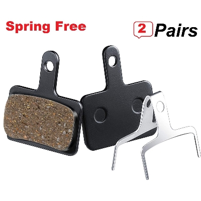 Picture of Bicycle Disc Brake Pads and spring, (4 pcs Pads+2pcs Spring) Oil Brake Shoe