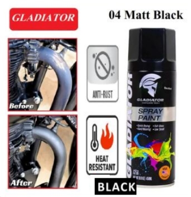 Picture of Spray Paint -Matt Black Color-400ml