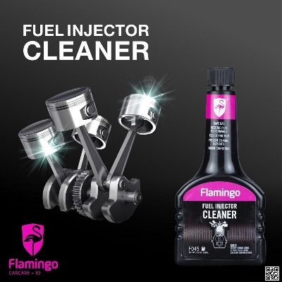 Picture of Flamingo Fuel Injector Cleaner For Motorcycle & Car Bike 250ml (F045) Fuel Gasoline Injector Cleaner Car System Petrol Saver Oil Additive Restore Peak Performance 7.25OZ