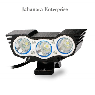 Picture of 3 LED Owl Eye Waterproof CREE LED Fog Light with High Beam/Low Beam Function for Bike/Motorcycle and Cars (30W, Black, 1 PC)