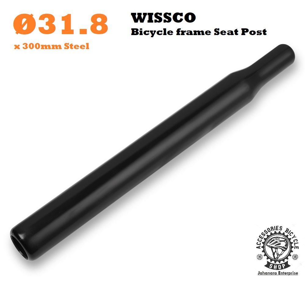 Picture of Bicycle Seat Post Ø25.4/Ø27.2/Ø28.6/Ø31.8 /Ø31.6 x 300mm Steel Saddle Pipe Ø31.8 Wissco Bicycle Frame Seat Post Mountain Bicycle Seat Post 27.2- 31.8*300mm