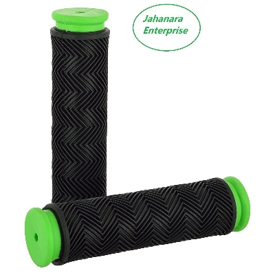 Picture of Bicycle Rubber Round Grips for Bicycle Road MTB Bike Handlebar (Pack of 2, Green)