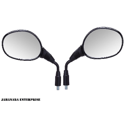 Picture of Shatterproof Glass Rear View Mirror(Black)-2pc For Hero Passion Pro, Splendor Pro