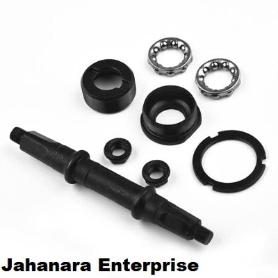 Picture of Bicycle Bottom Bracket Axle Set for 14.8 cm BB Shell Multi-Size Square Hole with Cups Bearings Bead Holder Cycling Components