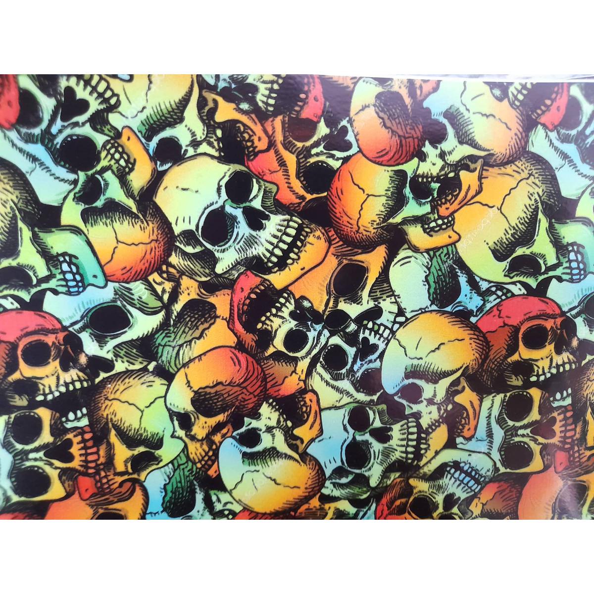Picture of Bicycle Stickers graphics Desing Horror Series Skull Zombie Cool Stickers (22"x 5.5") 2pc
