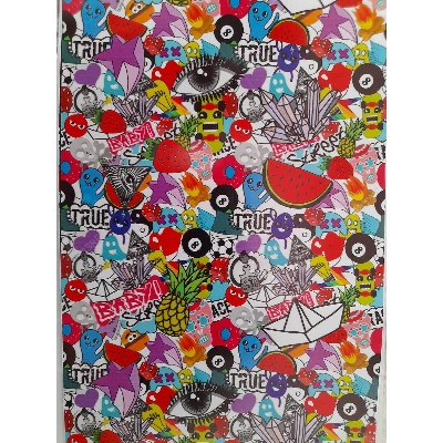 Picture of Bicycle Stickers graphics Desing Horror Series Skull Zombie Cool Stickers (22"x 5.5") 2pc