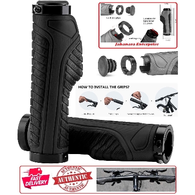 Picture of Mountain Bike Grips Silicone Sponge Bicycle Grips MTB Road Anti-slip Shockproof Handles For Bicycle Ultralight Cycling Handlebar