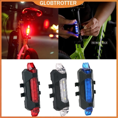 Picture of Bicycle Light Waterproof Rear Tail Light LED USB Rechargeable Mountain Bike Cycling Light Taillamp Safety Warning Light