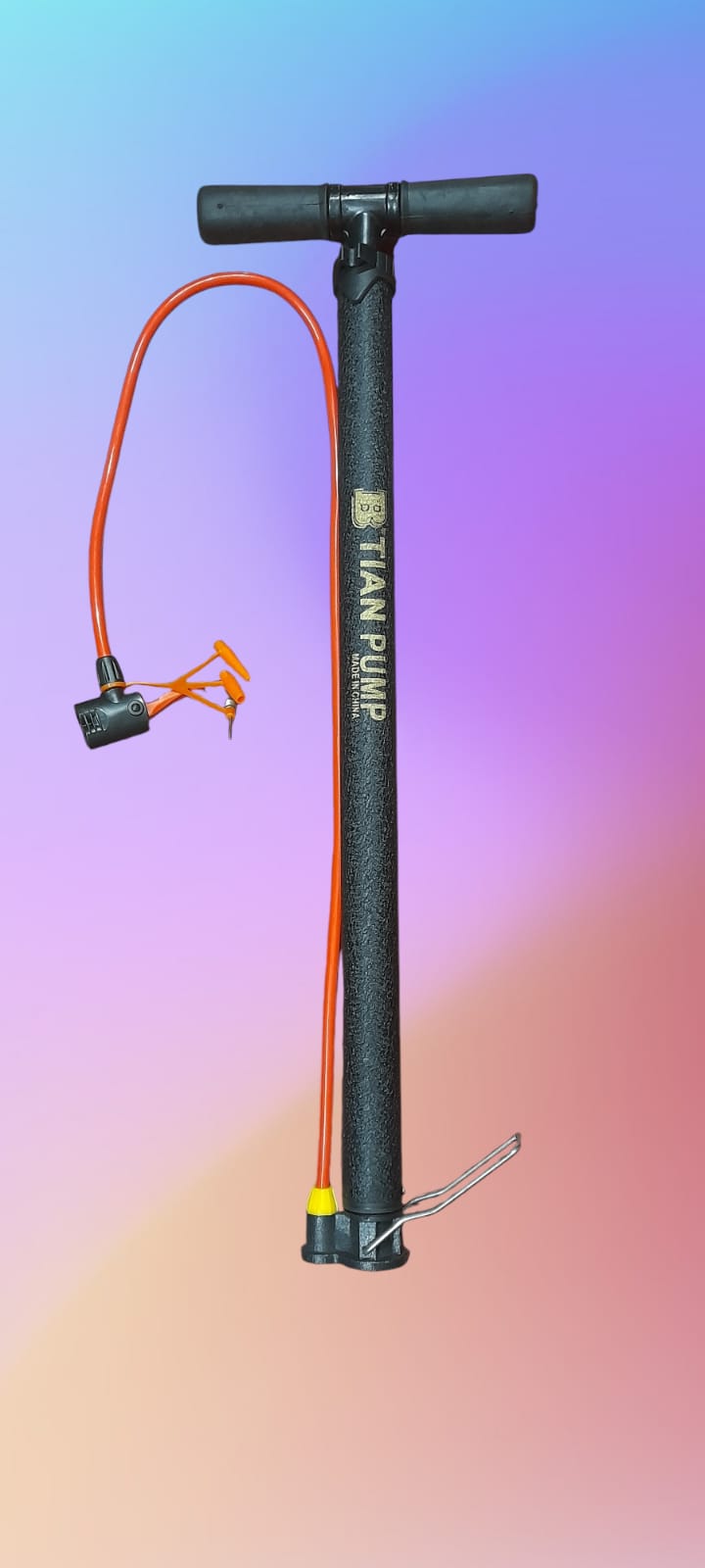 Picture of Bike & Cycle Air Pressure Pumper Hand Activated for Bike, Ball, Tire, Pool Chrome - Bike