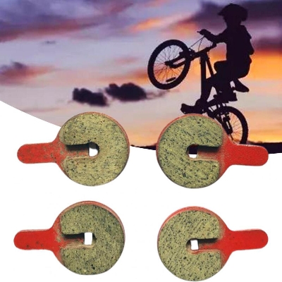 Picture of 2 Pair Electric Scooter Disc Brake Pads for Kick Scooter Replacement Parts Friction Plates 4pc