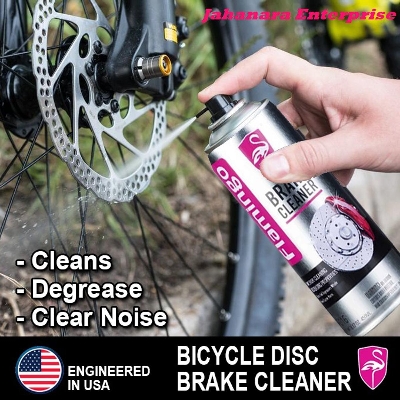 Picture of Bicycle Brake Cleaner Spray Road Bike MTB Brakepad Noise Clean Rotor Disc Caliper 450ML Sprays Flamingo USA Brand
