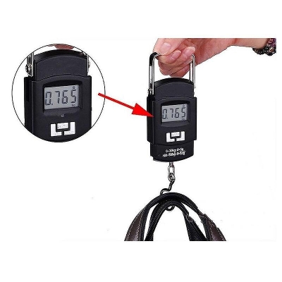 Picture of F1976-744E Portable Electronic Hanging Weight Scale Weighing Balance LCD Digital 0-50KG