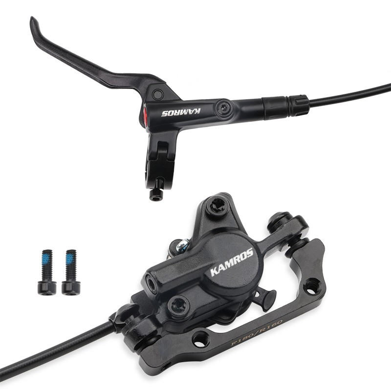 Picture of Kamros Hydraulic Brakes with Rotor Set FRONT & REAR Full set 2pc Disc Free