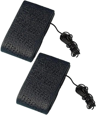 Picture of 2 Black Lace-On Cover Grip Steering Wheel Stretch Vehicle Auto Classic Accessory, Variable