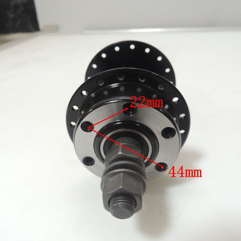 Picture of Steel Sealed Bearings 36 Hole Disc Brake Solid Axis Mountain Bike Hubs 2pc