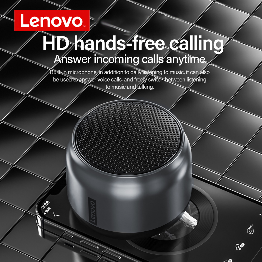Picture of Lenovo K3 Portable Hifi Bluetooth Wireless Speaker Waterproof USB Outdoor Loudspeaker Music Surround Bass Box Mic