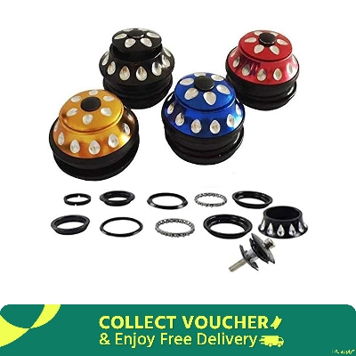 Picture of Bicycle Headset Aluminium Alloy Bike Front Fork Stem Headset Replacement Bike Accessory for Most Bike with 44mm Head Tube