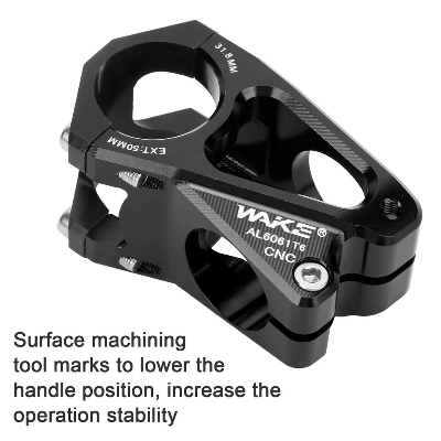 Picture of WAKE Mountain Bike Handlebar Stem 31.8mm 50mm MTB Bicycle Bike Stem Black
