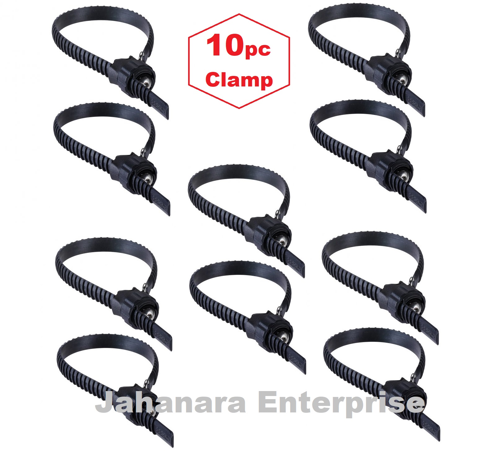 Picture of Depar Horn Strap Clamp 2pc _ Clamp For Bicycle Horns  Dipper light Zip Tie / Holder/ Dipper Light Badhar Belt