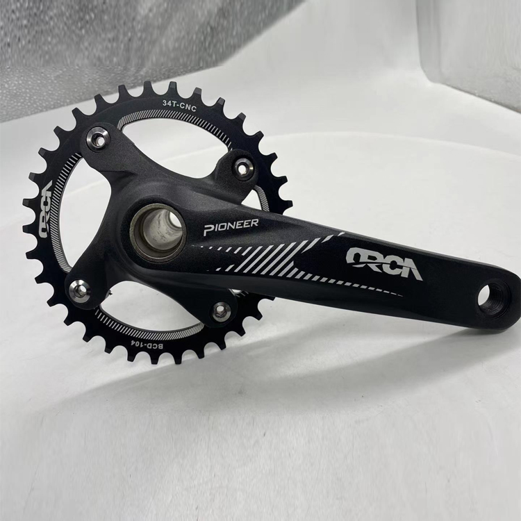 Picture of PIONEER Bicycle Crankset BCD104 32T Narrow wide bike chainrings LW-H03.L-170mm Crank hollow BC1. 37X24T/ BB L-40-50Nm/R-40-50Nm Square bicycle crank & chainwheel