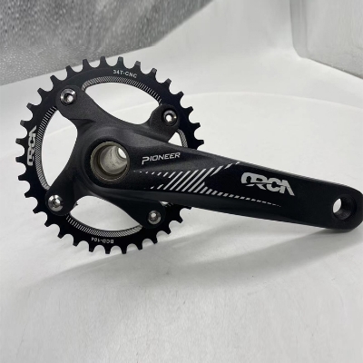 Picture of PIONEER Bicycle Crankset BCD104 32T Narrow wide bike chainrings LW-H03.L-170mm Crank hollow BC1. 37X24T/ BB L-40-50Nm/R-40-50Nm Square bicycle crank & chainwheel