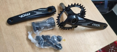 Picture of PIONEER Bicycle Crankset BCD104 32T Narrow wide bike chainrings LW-H03.L-170mm Crank hollow BC1. 37X24T/ BB L-40-50Nm/R-40-50Nm Square bicycle crank & chainwheel