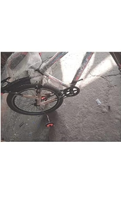 Picture of Cycle Side Supporter Wheel Set for 20 inch Bicycle Plastic and Steel Bicycles Side Supporter for Adult Bicycle