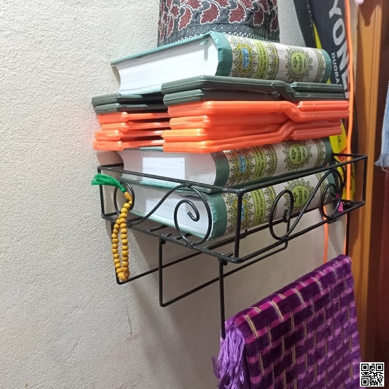 Picture of Quran stand & Jainamaz stand 15'' inch Quran sharif wall stand Jainamaj Hanger 