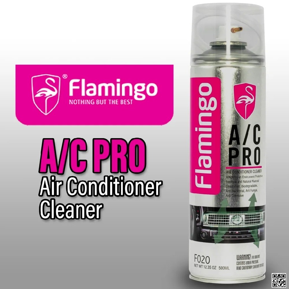 Picture of Flamingo Air Conditioner Cleaner Ac Pro, Flamingo A/C Pro 500ml Cleaner For Household, Office, Car Air Conditioner