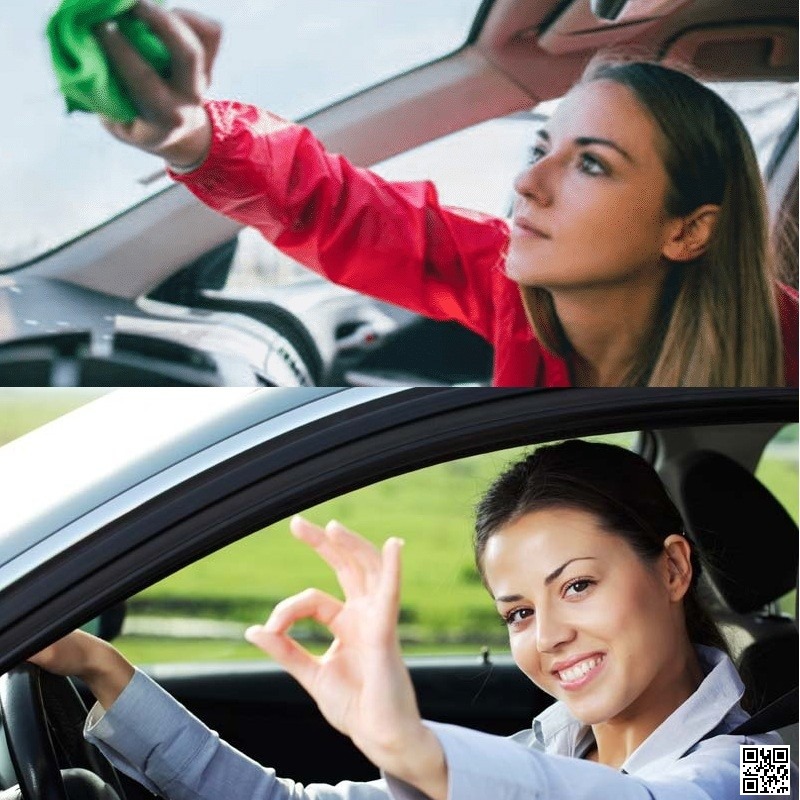 Picture of Flamingo Dashboard Polish Lemon- 450 ml, Car Motorcycle, Plastic, Rubber, Wood, Leather Goods Shiny Spray Polish