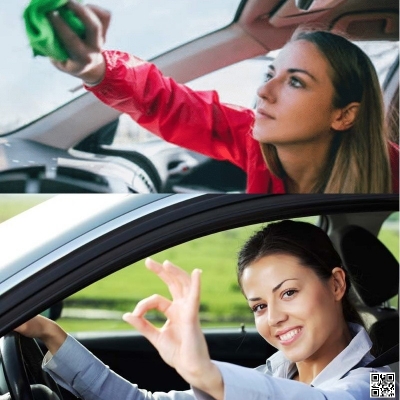 Picture of Flamingo Dashboard Polish Lemon- 450 ml, Car Motorcycle, Plastic, Rubber, Wood, Leather Goods Shiny Spray Polish