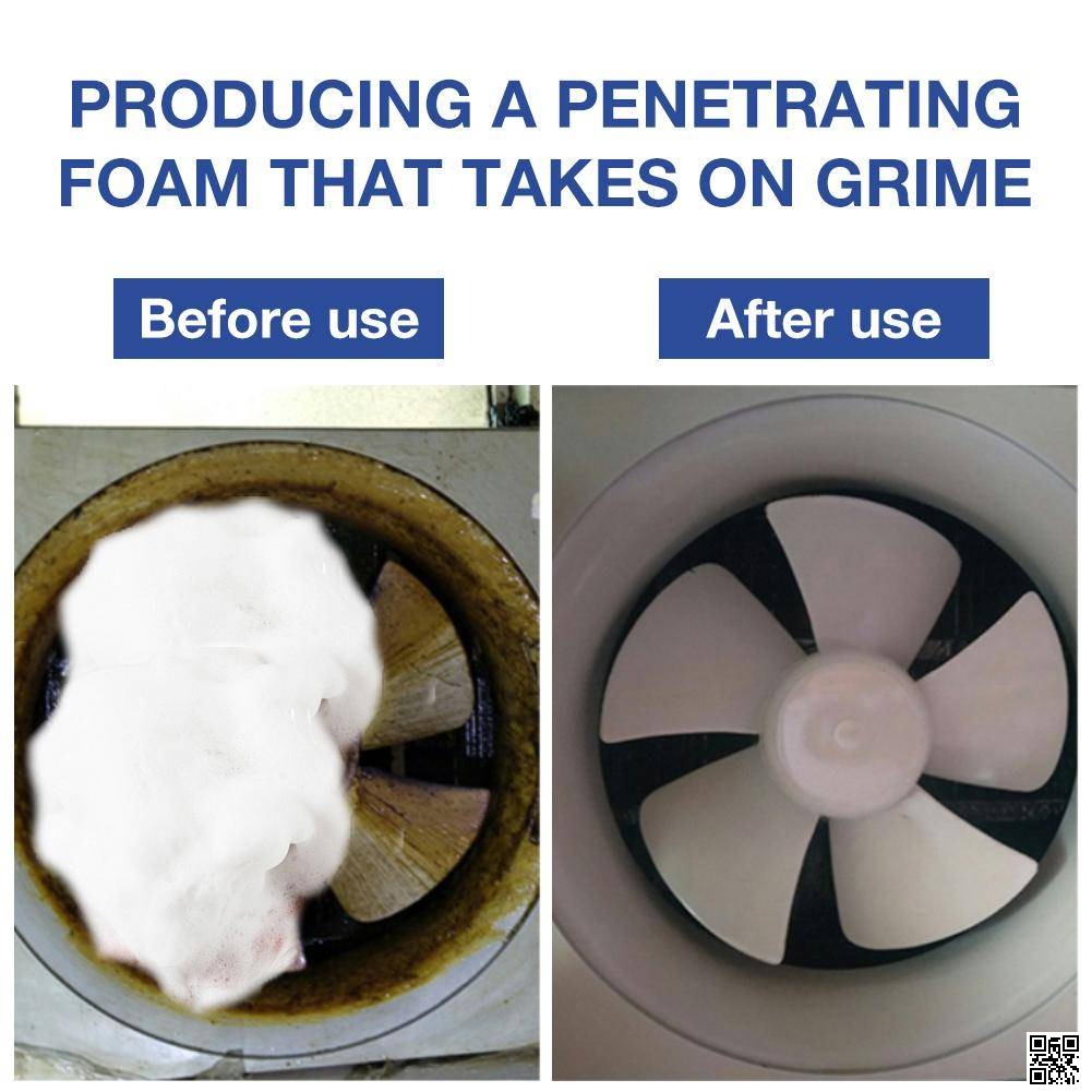 Picture of Flamingo Multi-Purpose Foam Cleaner with Brush– 650 ml, Dry Wash Foam Cleaner Spray