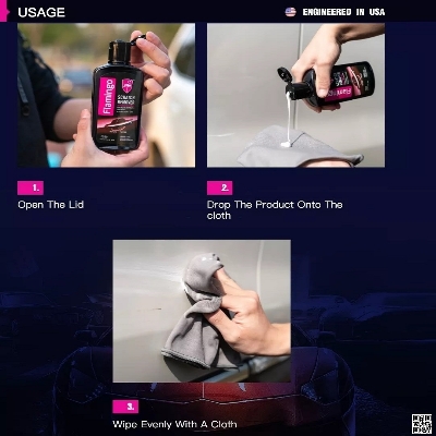 Picture of Flamingo Scratch Remover Repair Agent Polishing Wax, Car Motorcycle Paint Scratch Remover