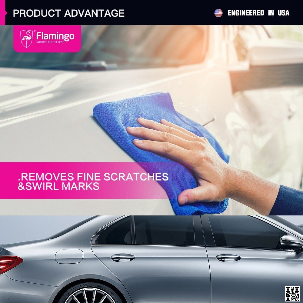 Picture of Flamingo Scratch Remover Repair Agent Polishing Wax, Car Motorcycle Paint Scratch Remover