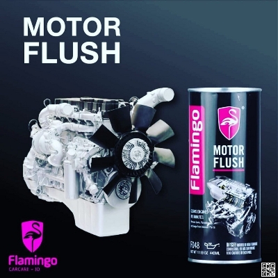 Picture of Flamingo Motor Flush Engine Cleaner (Engine Flush) for Motorcycle/Car/Bus/Truck, Remove gums, varnishes and sludge from internal parts All Petrol, Octen, Cng & Diesel Engine
