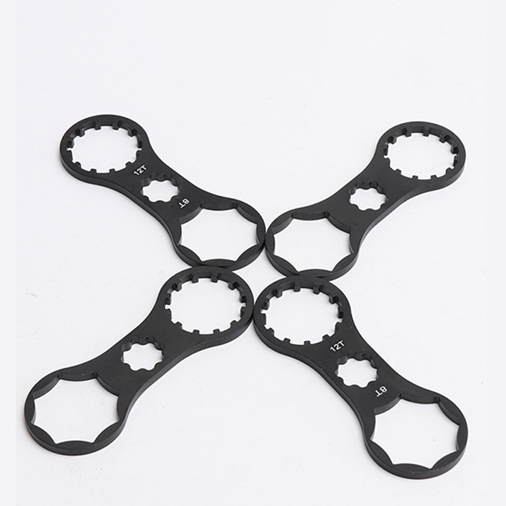 Picture of Bicycle Front Fork Cap Wrench Tool MTB 8T/12T Bike For SR XCR/XCT/XCM/RST Aluminum Alloy Cycling Repaire Tool Bike Accessories