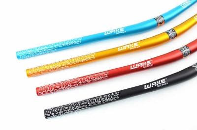 Picture of Wake Aluminum Alloy Mountain Bike Tatoo Handlebar DH Bicycle Handlebar MTB Hand bar 780MM 31.8MM Black, Red, Blue, Gold