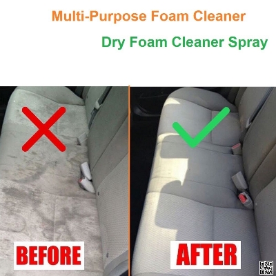 Picture of Gladiator Multi Purpose Foam Cleaner with Brush 650 ml, Car, Motorcycle, Household, Kitchen, Bathroom Cleaner Foam Spray