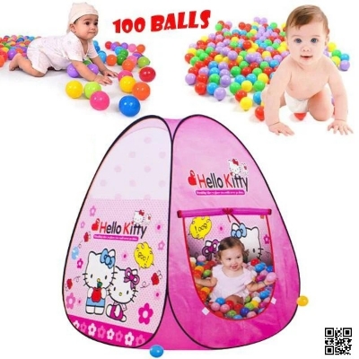 Picture of (Ball Pit) Tent Play House - 50 Balls, Play Ball House, Children's Magic Game House