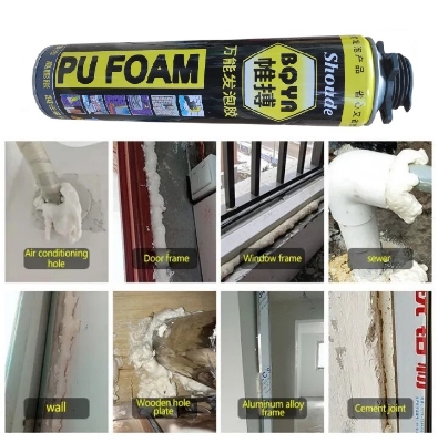 Picture of PU Foam Spray 750ml Expanding Spray Hardens In 3 Seconds PU Foam Sealant Waterproof & Plugged Holes