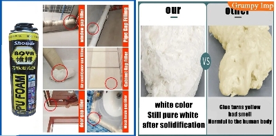 Picture of PU Foam Spray 750ml Expanding Spray Hardens In 3 Seconds PU Foam Sealant Waterproof & Plugged Holes