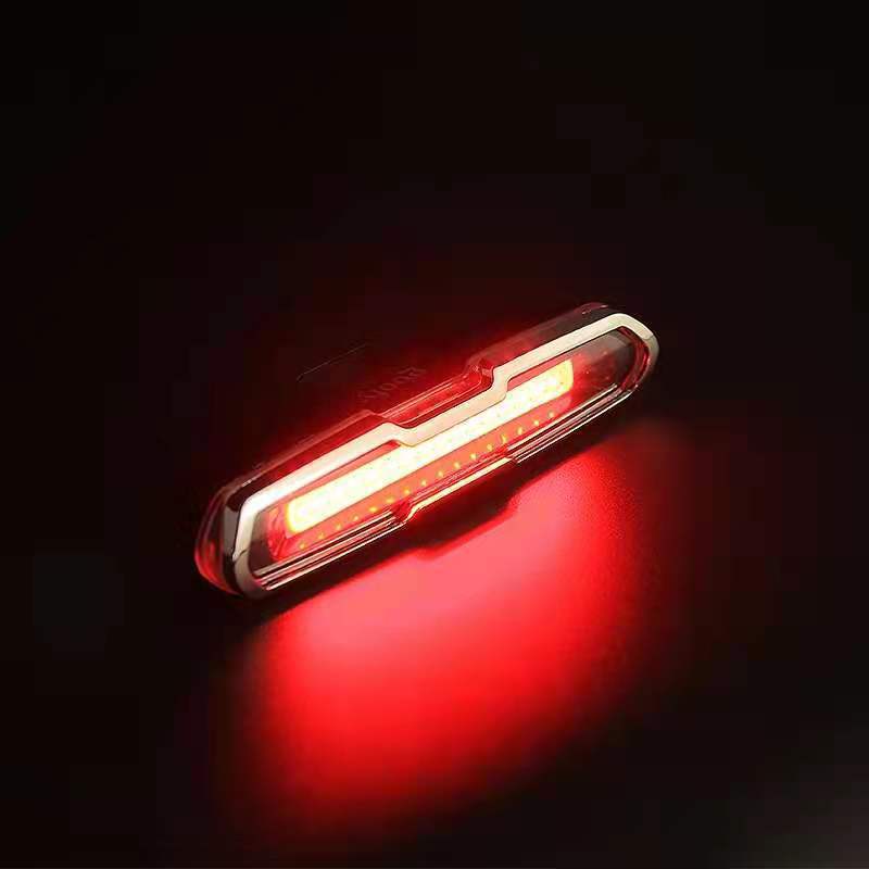 Picture of Bicycle Rear Light Waterproof LED USB Rechargeable Tail Light Cycling Flash Lamp Safety Mountain Bike Taillight Red Blue White