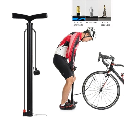 Picture of AIR Pump with 2 Needle for Cycle, Football, Volleyball, Basketball, Handball (Multicolour, Nylon & Steel)