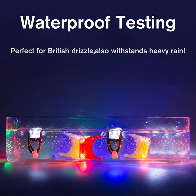 Picture of Bicycle Safety Light Cycling Bike MTB lampu Lajak (3 Mode) 2pc Frog Strobe Tail Rear Light Warning Light Lampu Basikal