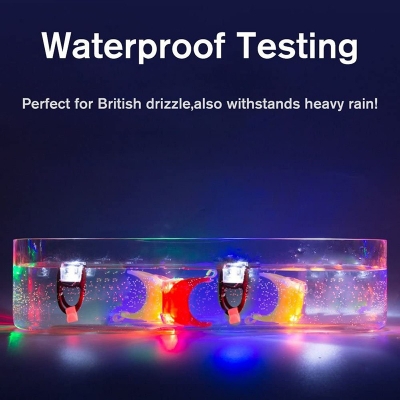 Picture of Bicycle Safety Light Cycling Bike MTB lampu Lajak (3 Mode) 2pc Frog Strobe Tail Rear Light Warning Light Lampu Basikal