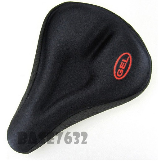 Picture of Bike Bicycle Saddle Seat Cover Cushion Soft Cycling Bike Seat Cover Black