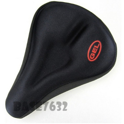 Picture of Bike Bicycle Saddle Seat Cover Cushion Soft Cycling Bike Seat Cover Black